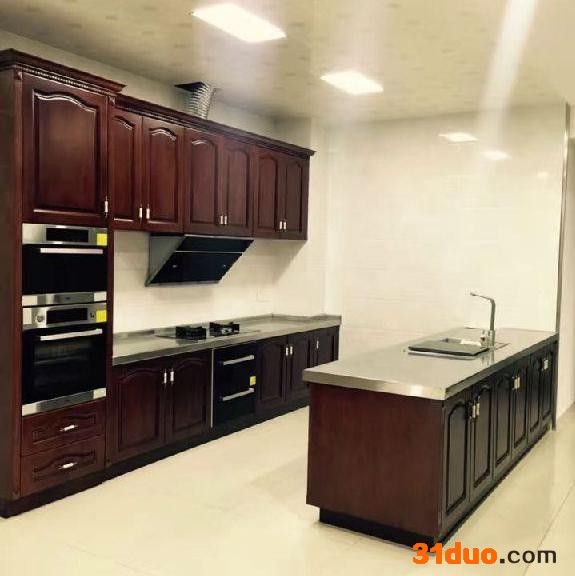 良久 家居橱柜 厨房橱柜 家具定制 实木橱柜 欧式风格 厂家定制