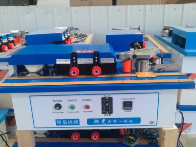 福军 家装封边机 封边修边抛光齐头一体封边机 家具板材封边机**。