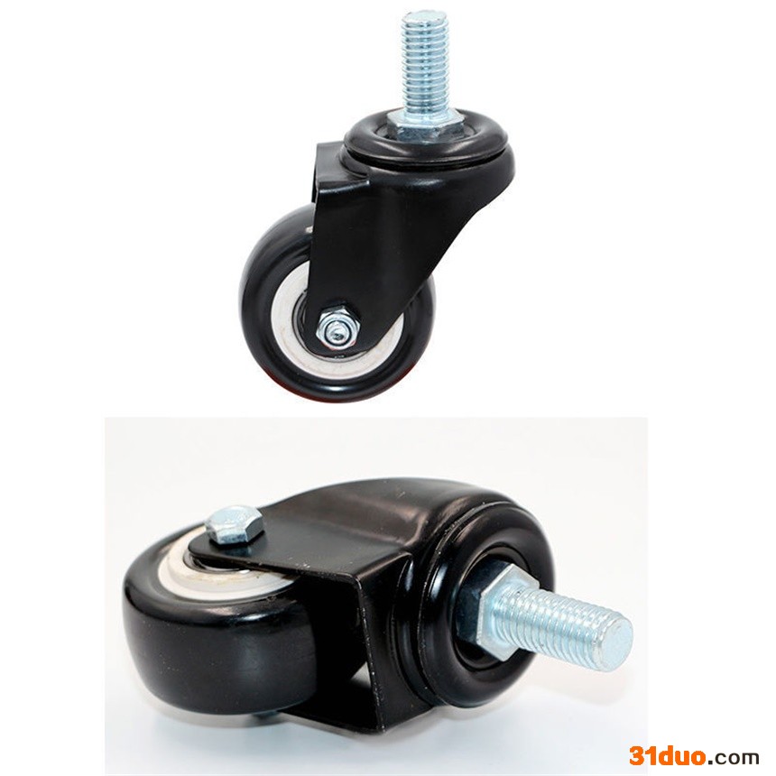 金钻 丝杆脚轮  黑金刚 1.5寸 2寸 固定轮  家具轮 活动 万向轮 脚轮厂家  欢迎咨询