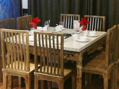 苏兆火锅餐饮家具大理石火锅桌可定制生产供应商