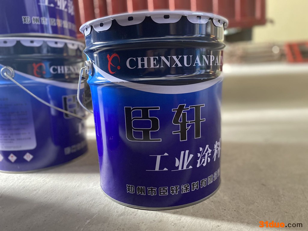 臣轩环氧地坪漆 施工方便 光泽丰满型丙烯酸地坪漆 性能稳定型 **  郑州鑫百盈建材