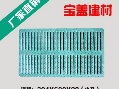 山东 宝盖 建材专业生产水沟盖板小孔304*600*28