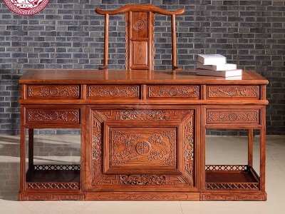 东阳红木家具非洲花梨木1.6 1.8 2米m直角办公桌中式实木烫蜡包邮