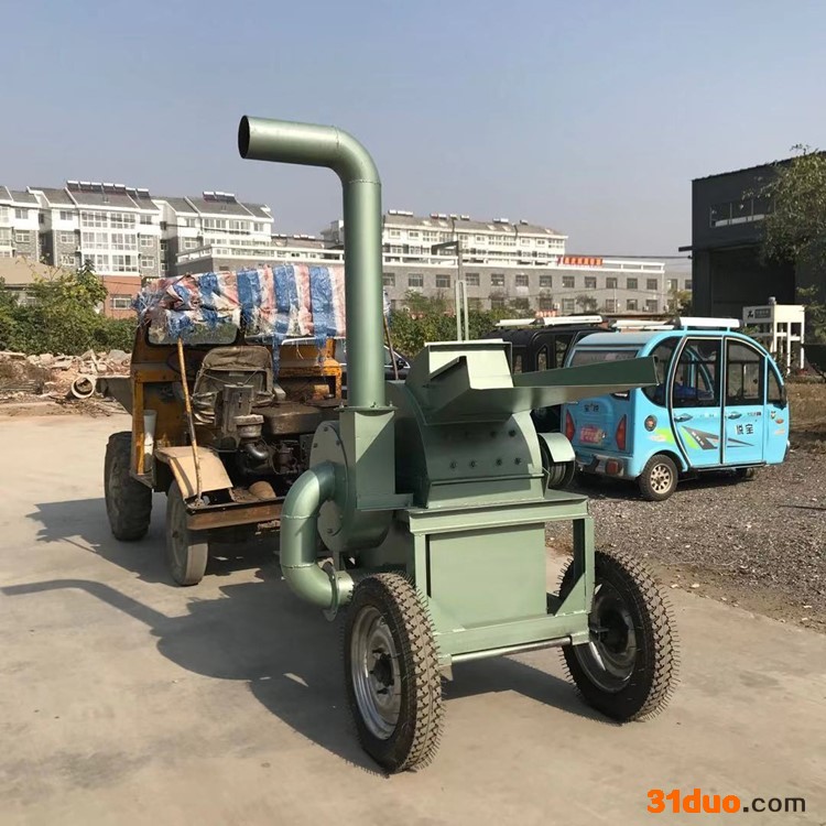 宜宾县山区杂木树枝粉碎机 皮革垫子粉碎机 包装木托架粉碎机