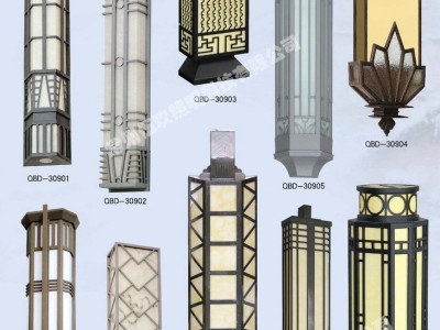 中国灯具城FNZH/伍玖照明BD-0653 专业酒店会所LED墙壁灯柱头灯厂家 **墙壁灯厂家 壁灯价格 不锈钢墙壁灯柱