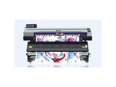 印花机 天彩飞碟H1-3200数码印花机飞碟印花机1米8宽幅高速直喷印花机4色2头上门培训数码印花机 皮革数码印花打印机