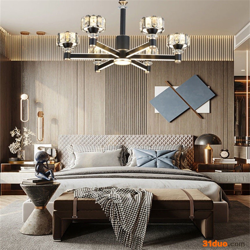 维溢佳 2021新款灯具 水晶灯 客厅餐厅吊灯 现代创意个性led灯具 北欧轻奢风 欢迎咨询