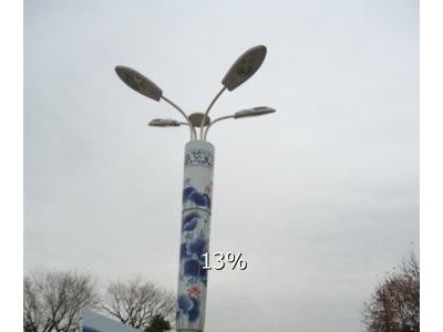 订做陶瓷灯柱，陶瓷景观灯，广场灯柱观赏灯具