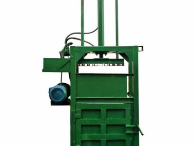 塑料可乐瓶立式液压打包机 稻麦秸秆压块机 皮革压包机