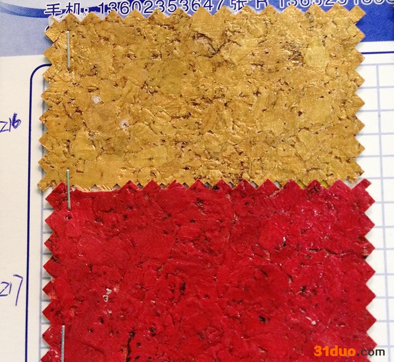 PU皮革印花 真木纹皮革 软木纹皮革印花 皮革直销