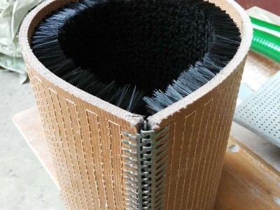 【安南刷业**环形皮带毛刷皮革机械皮带毛刷 机械皮革扫灰皮带刷