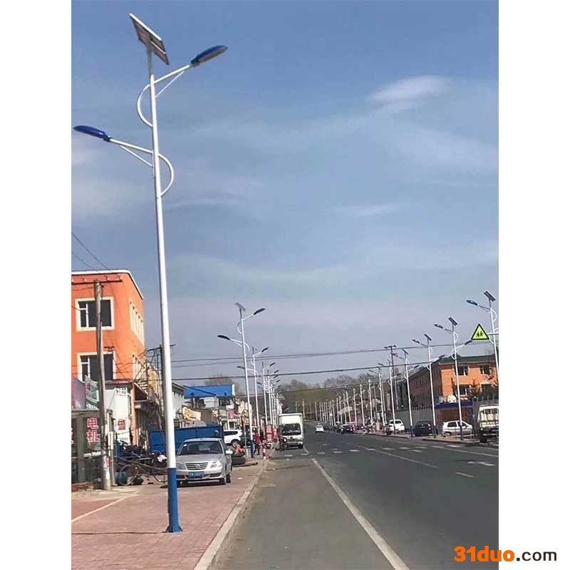 华科照明001太阳能路灯 LED路灯路灯杆灯杆广告的安装 路灯杆太阳能路灯厂家