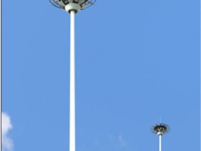 供应宁夏路灯所定制的银川市20米高杆灯 12米高杆路灯 路灯灯杆 八角信号灯杆