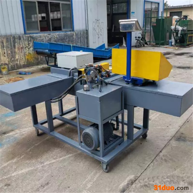 化工原料包块压缩机 碎纸末压缩包块机 纺织品套袋压实机