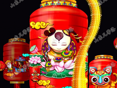 凡蒂洛2021春节元宵节花灯灯展 牛年造型新款商场商圈小区大型花灯彩灯厂家定制