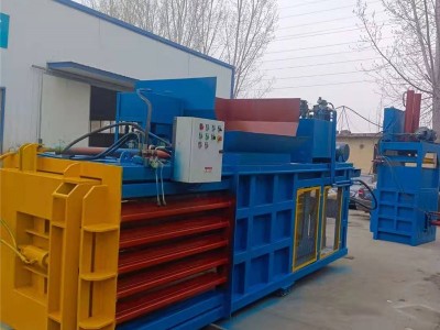 半自动麦秸压扁机 纺织品压包机 全自动卧式压缩机