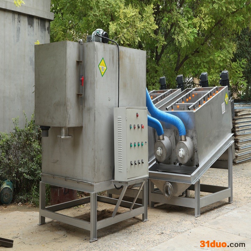 万洁环保WJDL-403叠螺式污泥脱水机 纺织厂叠螺机 印染厂污泥脱水机 叠螺式脱水机