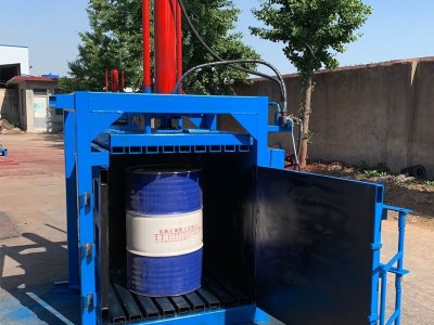 纺织品皮革液压打包机 启航 纸箱压块机