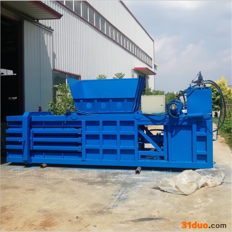 棉被毛毯用压缩打捆机  恒泰纺织品废料压块机   废品压包机型号