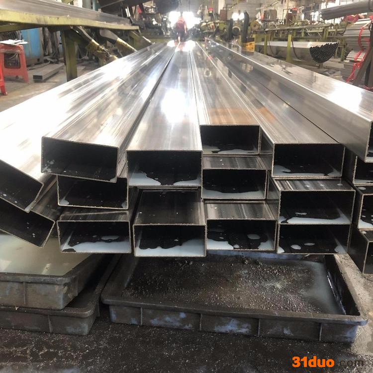 **25*80*1.2国标304不锈钢方管316L不锈钢方管尺寸表纺织设备用
