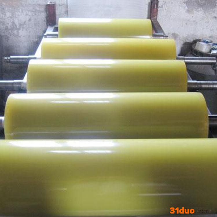 聚氨酯滚筒 聚氨酯胶辊 纺织辊 聚氨酯包胶辊 展平制袋辊 木工机械胶轮厂