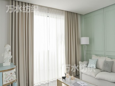 万水纺织 尼丝纺遮光布 工程布