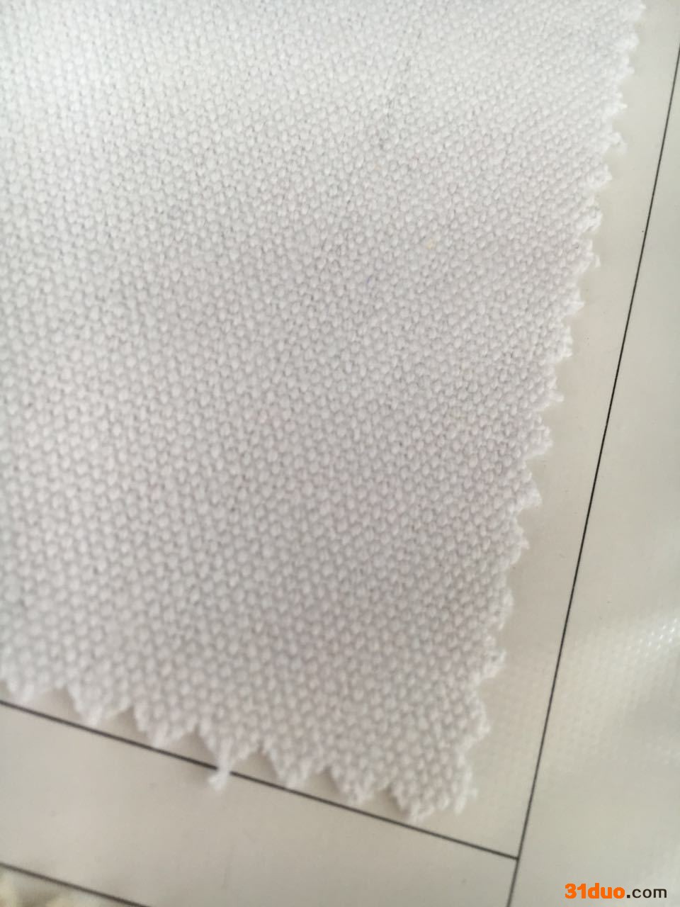 瑞昌纺织现货涤棉12安漂白帆布2*2箱包布手提环保袋漂白坯布