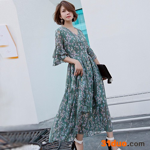 泓发服饰THISHAIR供应**连衣裙HF17032连衣裙厂家连衣裙 批发