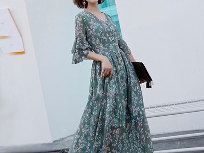 泓发服饰THISHAIR供应**连衣裙HF17032连衣裙厂家连衣裙 批发