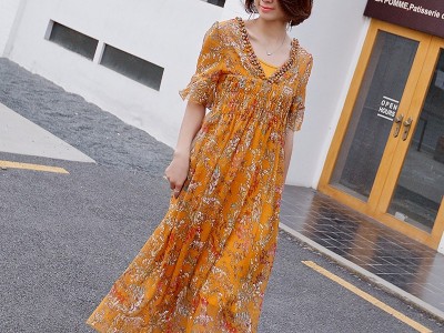 泓发服饰THISHAIR供应**连衣裙HF17028连衣裙厂家连衣裙 批发价格