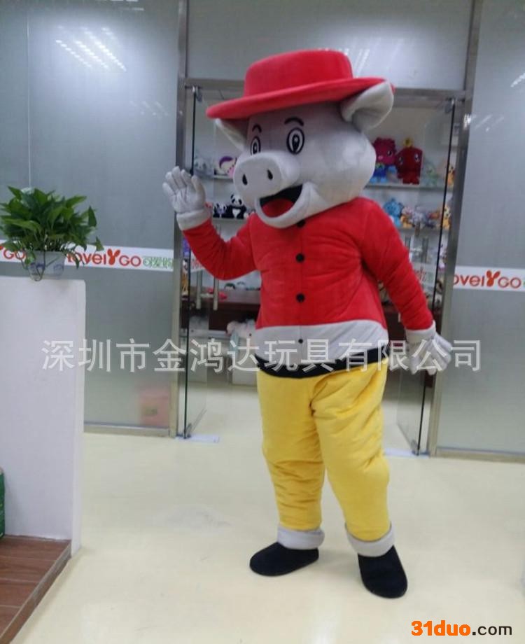 定做卡通人穿公仔服装卡通人穿表演道具服饰毛绒十二生肖