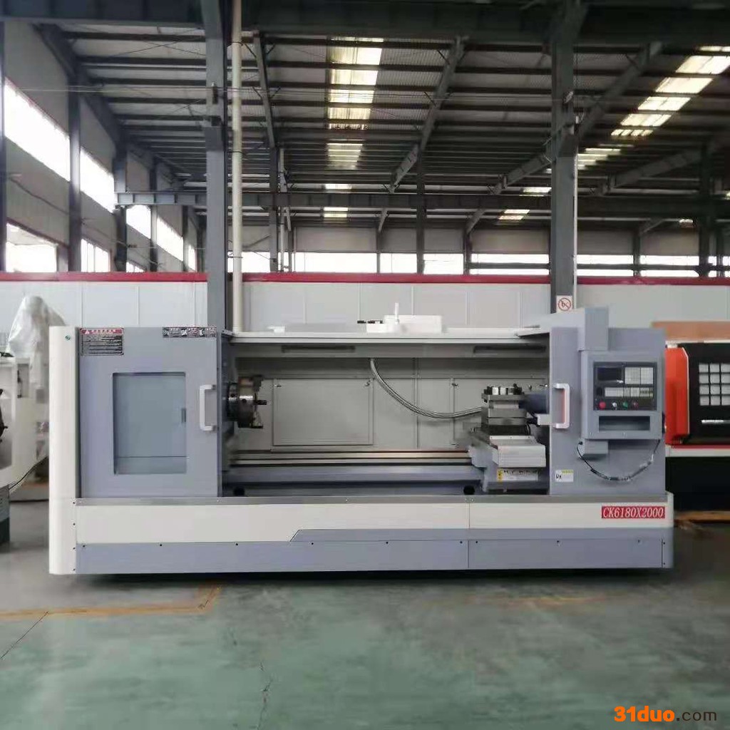 CK6180重型精密数控车床 大孔径 重切削 整体床身 加工长度3米 广速机床