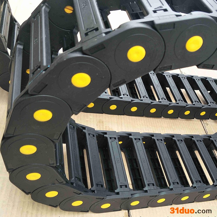 德玛机床工程塑料拖链高速静音拖链线槽尼龙拖链