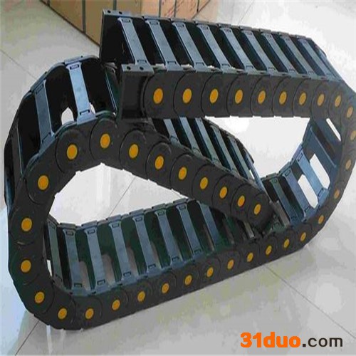 嘉隆厂家供应 全封闭塑料拖链 数控机床尼龙拖链