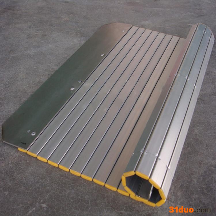 汇科厂家直供 铝帘防护罩 机床卷帘防护罩生产