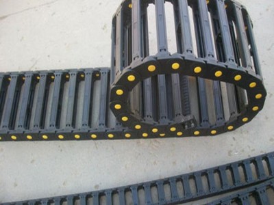 沧州宏泰机床定制增强尼龙拖链  全封闭机床塑料链条