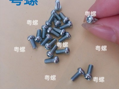M2.5乘5江门定做螺丝 五金螺栓厂 粤螺螺丝 帽