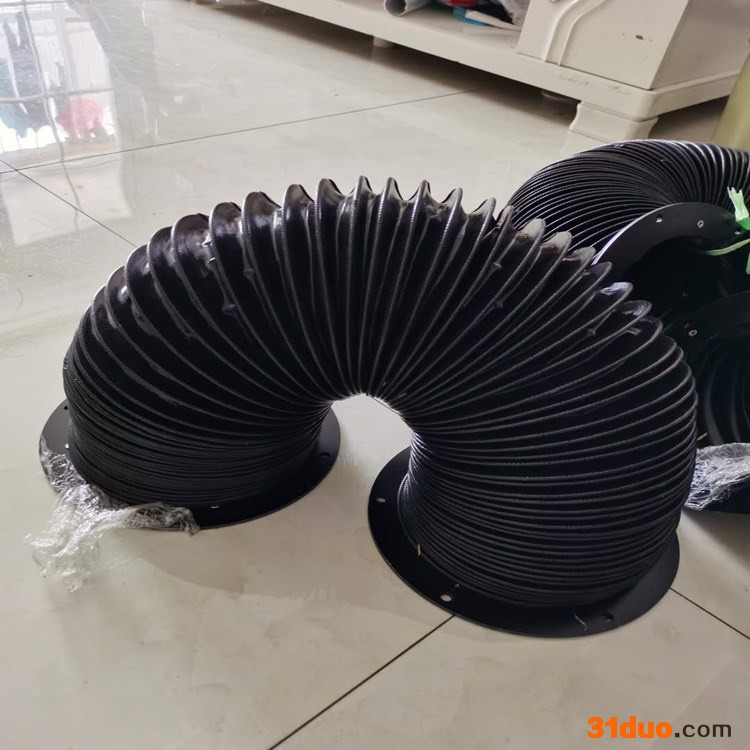 沧州宏泰定制丝杠防护罩  机床专用防护罩  钢圈支撑罩  尼龙布护罩。