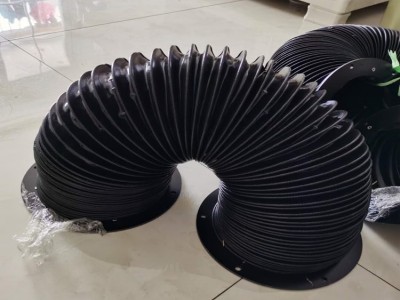 沧州宏泰定制丝杠防护罩  机床专用防护罩  钢圈支撑罩  尼龙布护罩。