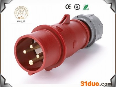 63A 4P 防水工业插头 美式插头 欧规插头 转换插头