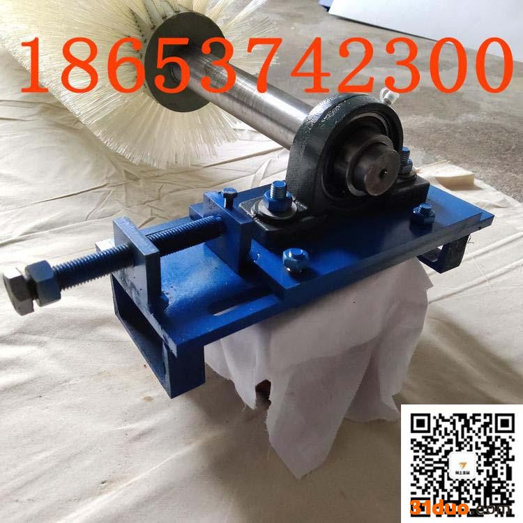 供应皮带保护装置B-1200电动滚刷清扫器 尼龙毛刷清扫器