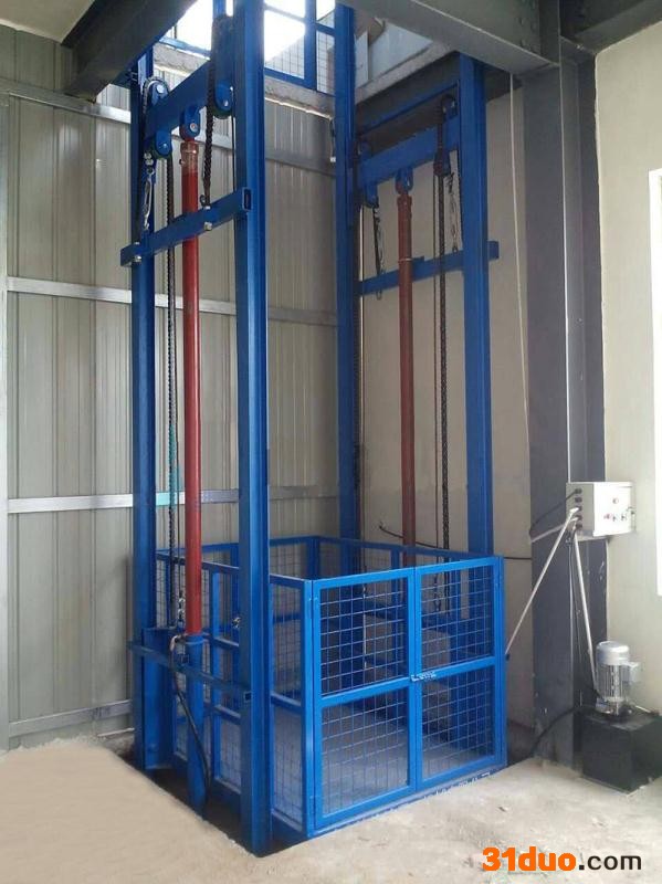 启凡 导轨式升降机 链条式升降导轨货梯 导轨式升降货梯 家用简易导轨升降机 电动升降导轨货梯 固定导轨升降机厂家定制