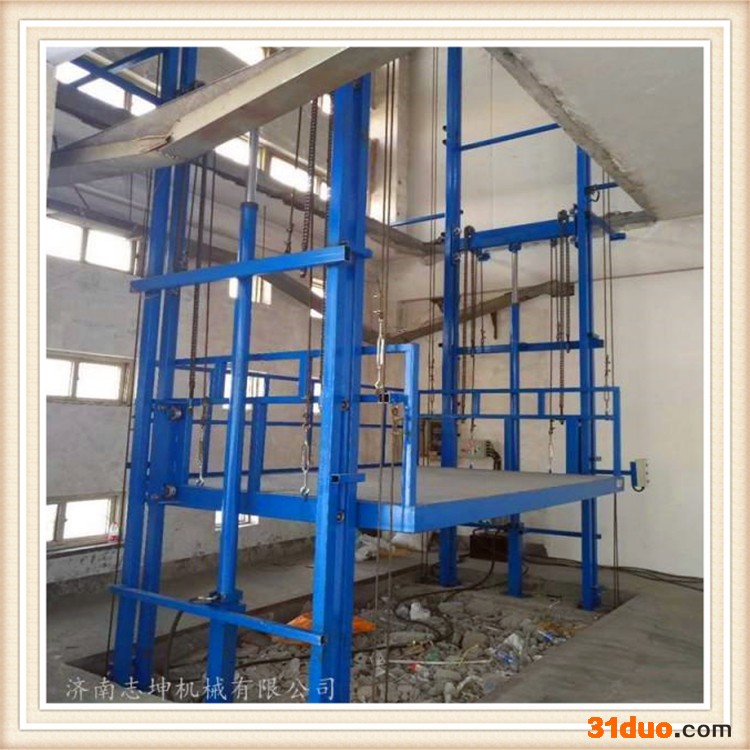 室内导轨货梯-升降机-导轨升降机-移动升降机-导轨式