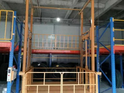 启凡 液压导轨升降机 导轨式货梯 家用导轨升降机 简易导轨升降机 导轨式升降货梯 **