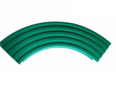 ** 链板导轨 UPE弯道 塑料转弯链板导轨 多列磁性导轨