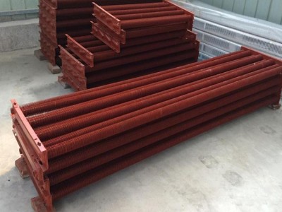 供应GRS-410-20-1.2型异侧卧式U型高频焊翅片管散热器