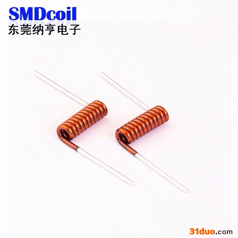 专业批发定制各种磁棒插件线圈 表贴式高频空芯电感