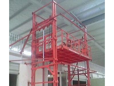 供应宏宇sjy导轨式升降台，导轨升降机，导轨升降货梯，导轨升降平台 升降平台