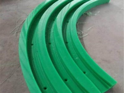 福兴源 定做高分子聚乙烯输送转弯导轨  磁性转弯导轨 链板导轨 多列导轨  直线导轨