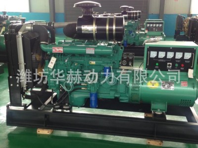 推荐 可选配双电源转换柜 潍柴75KW柴油发电机组 六缸75千瓦发电组